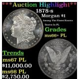 ***Major Highlight*** 1878-s Morgan Dollar $1 ms66