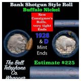 Buffalo Nickel Shotgun Roll in Old Bank Style 