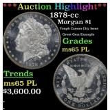 ***Major Highlight*** 1878-cc Morgan Dollar $1 ms6