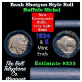 Buffalo Nickel Shotgun Roll in Old Bank Style 