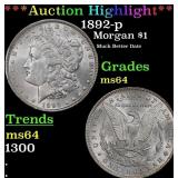 ***Major Highlight*** 1892-p Morgan Dollar $1 ms64