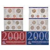 2000 20 piece United States Mint Set with Sacagawe