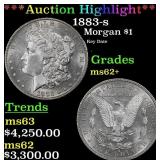 ***Major Highlight*** 1883-s Morgan Dollar $1 Sele