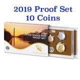 2019 United States Mint Proof Set - 10 pc set