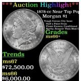 ***Major Highlight*** 1878-cc Morgan Dollar Near T