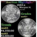 ***Major Highlight*** 1883-s Morgan Dollar $1 Sele