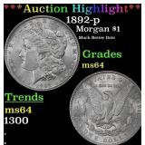 ***Major Highlight*** 1892-p Morgan Dollar $1 ms64