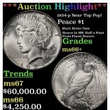 ***Major Highlight*** 1934-p Peace Dollar Near Top