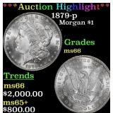 ***Major Highlight*** 1879-p Morgan Dollar $1 ms66