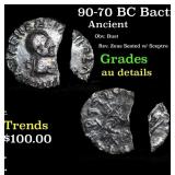 90-70 BC Bactria, Indo-Greek, Hermaios Soter Silve