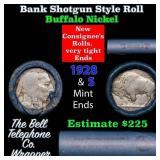 Buffalo Nickel Shotgun Roll in Old Bank Style 