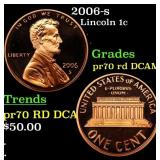 2006-s Proof Lincoln Cent 1c pr70 rd DCAM SEGS