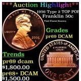 ***Major Highlight*** 1956 Type 2 Proof Franklin H