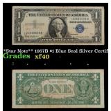 **Star Note** 1957B $1 Blue Seal Silver Certificat