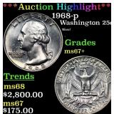 ***Auction Highlight*** 1968-p Washington Quarter