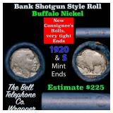 Buffalo Nickel Shotgun Roll in Old Bank Style 