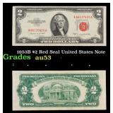 1953B $2 Red Seal United States Note Grades Select