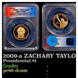 2009-a ZACHARY TAYLOR Proof Presidential Dollar Fi