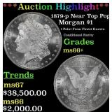 ***Major Highlight*** 1879-p Morgan Dollar Near To