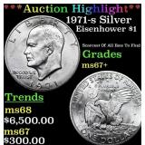 ***Auction Highlight*** 1971-s Silver Eisenhower D