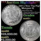 ***Major Highlight*** 1887-o Morgan Dollar Near To