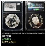 NGC 2017 Star Wars Classic C-3P0 1oz Silver $2 Aus