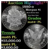 ***Major Highlight*** 1880-o Morgan Dollar $1 ms64