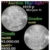 ***Major Highlight*** 1879-p Morgan Dollar $1 ms66