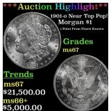 ***Major Highlight*** 1901-o Morgan Dollar Near To