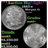 ***Major Highlight*** 1883-s Morgan Dollar $1 Sele