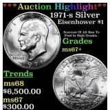 ***Auction Highlight*** 1971-s Silver Eisenhower D