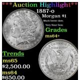 ***Major Highlight*** 1887-o Morgan Dollar $1 ms64