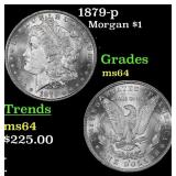 1879-p Morgan Dollar $1 Grades Choice Unc