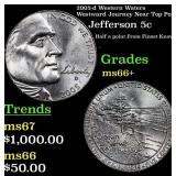 2005-d Western Waters Jefferson Nickel Westward Jo