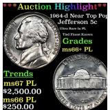 ***Auction Highlight*** 1964-d Jefferson Nickel Ne