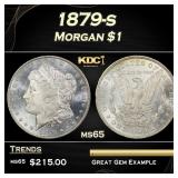 1879-s Morgan Dollar $1 Grades GEM Unc