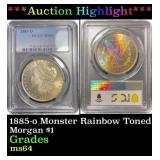 *Highlight* PCGS 1885-o Morgan Dollar Monster Rain