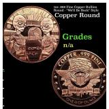 1oz .999 Fine Copper Bullion Round - "We