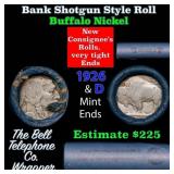 Buffalo Nickel Shotgun Roll in Old Bank Style 