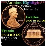 ***Major Highlight*** 1978-s Proof Lincoln Cent 1c