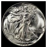 ***Major Highlight*** 1942-p Walking Liberty Half