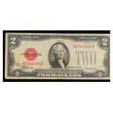 1928D $2 Red Seal United States Note Grades vf++