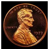 ***Auction Highlight*** 1977-s Proof Lincoln Cent