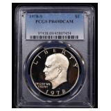 PCGS 1978-s Proof Eisenhower Dollar 1 pr69 dcam PC