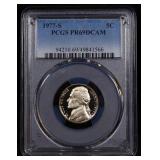 PCGS 1977-s Proof Jefferson Nickel 5c PCGS