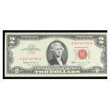 1963 $2 Red Seal United States Note Grades Select