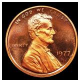 1977-s Proof Lincoln Cent 1c Grades GEM++ Proof De