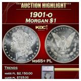 *Highlight* 1901-o Morgan Dollar $1 ms65+ PL SEGS