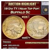 *Highlight* 1913-d TY I Buffalo Nickel Near Top Po