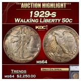 *Highlight* 1929-s Walking Liberty Half Dollar 50c